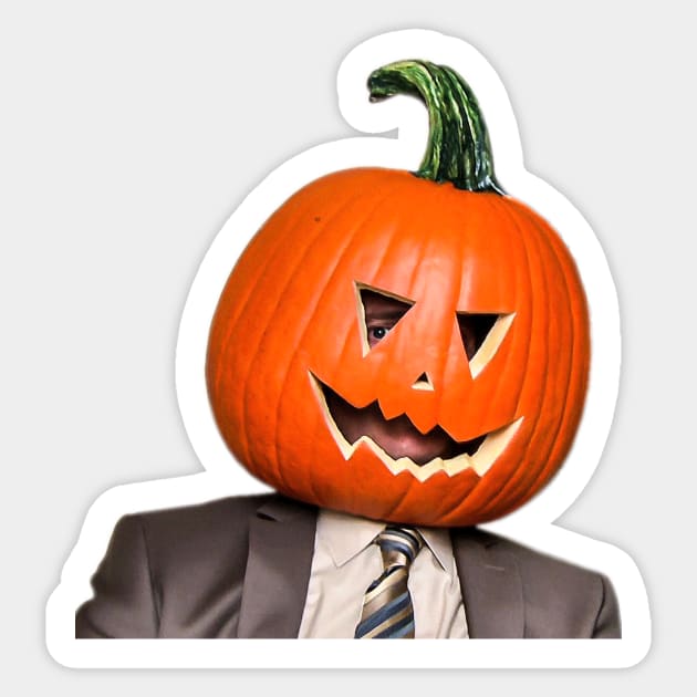 Dwight's Halloween Sticker by querohatesyou